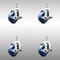 Service Caster 3 Inch 316SS Solid Polyurethane Swivel 1/2 Inch Threaded Stem Caster Set Brake SCC SCC-SS316TS20S314-SPUS-TLB-121315-4 - alternate 1
